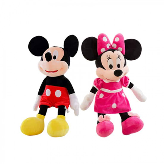 Set 2 jucarii din plus Mickey si Minnie