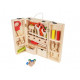 Trusa de scule din lemn  Montessori cu 40 de accesorii 