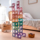 Magnetic Tiles Set constructie magnetic, Marble Run, 106 piese, culori pastel