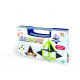 Set de constructie magnetic Supermag Projects Technicolor, 50 piese