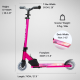 Trotineta fete cu 2 roti pliabila - Scooter Deluxe Fuchsia