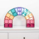 Magnetic Tiles Set constructie magnetic, 120 piese Pastel, creativitate