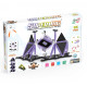 Set de constructie magnetic Supermag Projects Tehnicolor, 85 piese