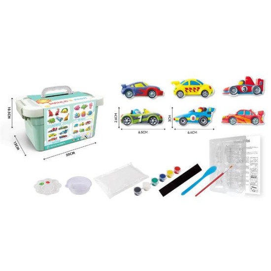 Set magneti frigider - Vehicule, cutie depozitare 891