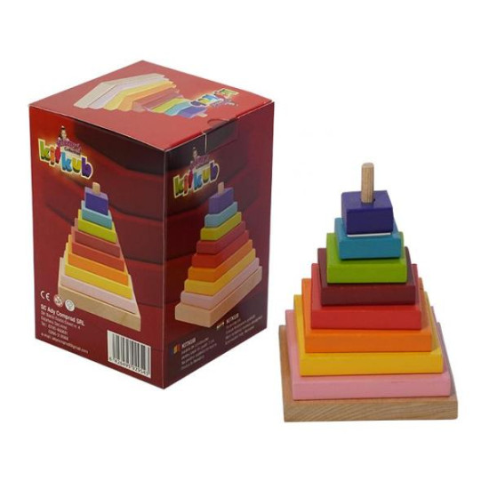 Joc piramida Rainbow - Kit kub