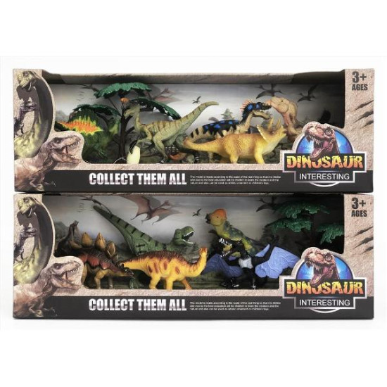 Set 5 dinozauri 12.5 cm plastic